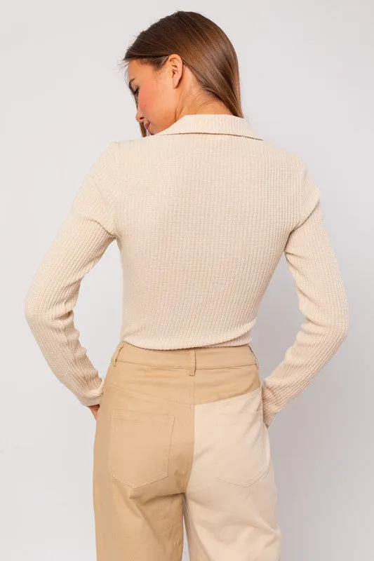 Everyday Essential Collared Bodysuit