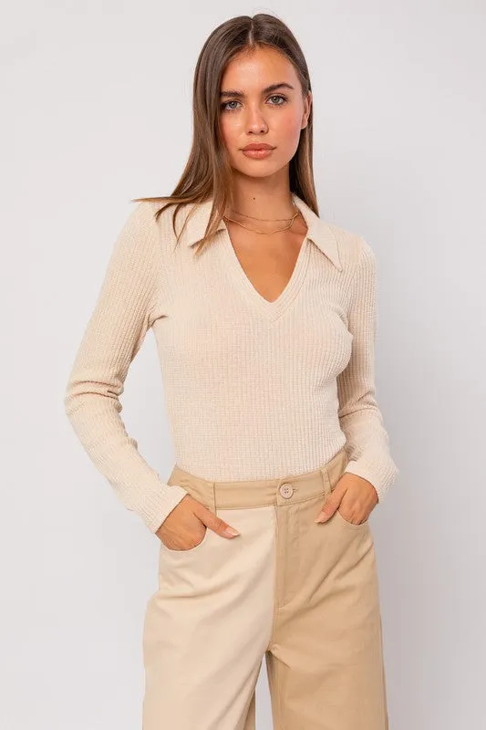 Everyday Essential Collared Bodysuit