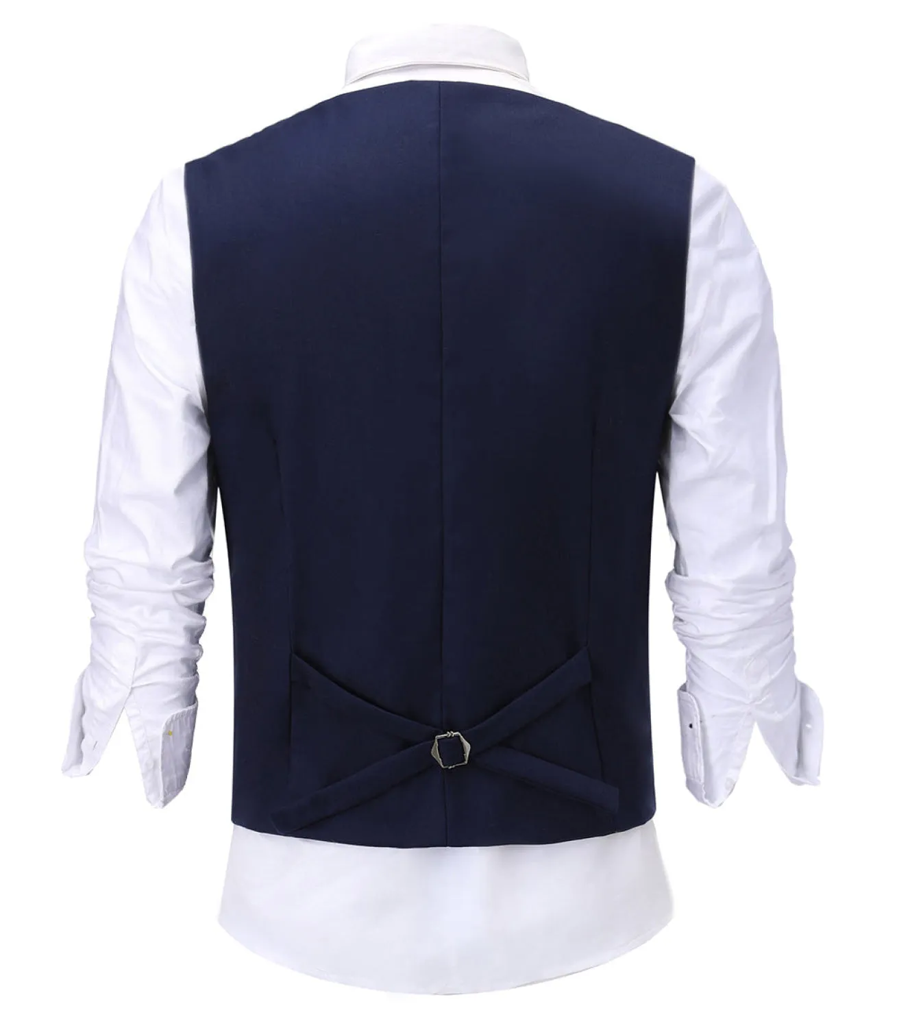 Fashion Men's Suit Vest Regular Fit Shawl Lapel Waistcoat Groomsmen
