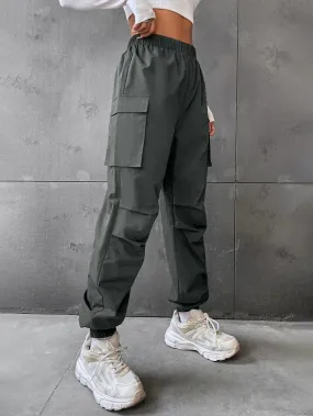 Flap Pocket Side Jogger Pants