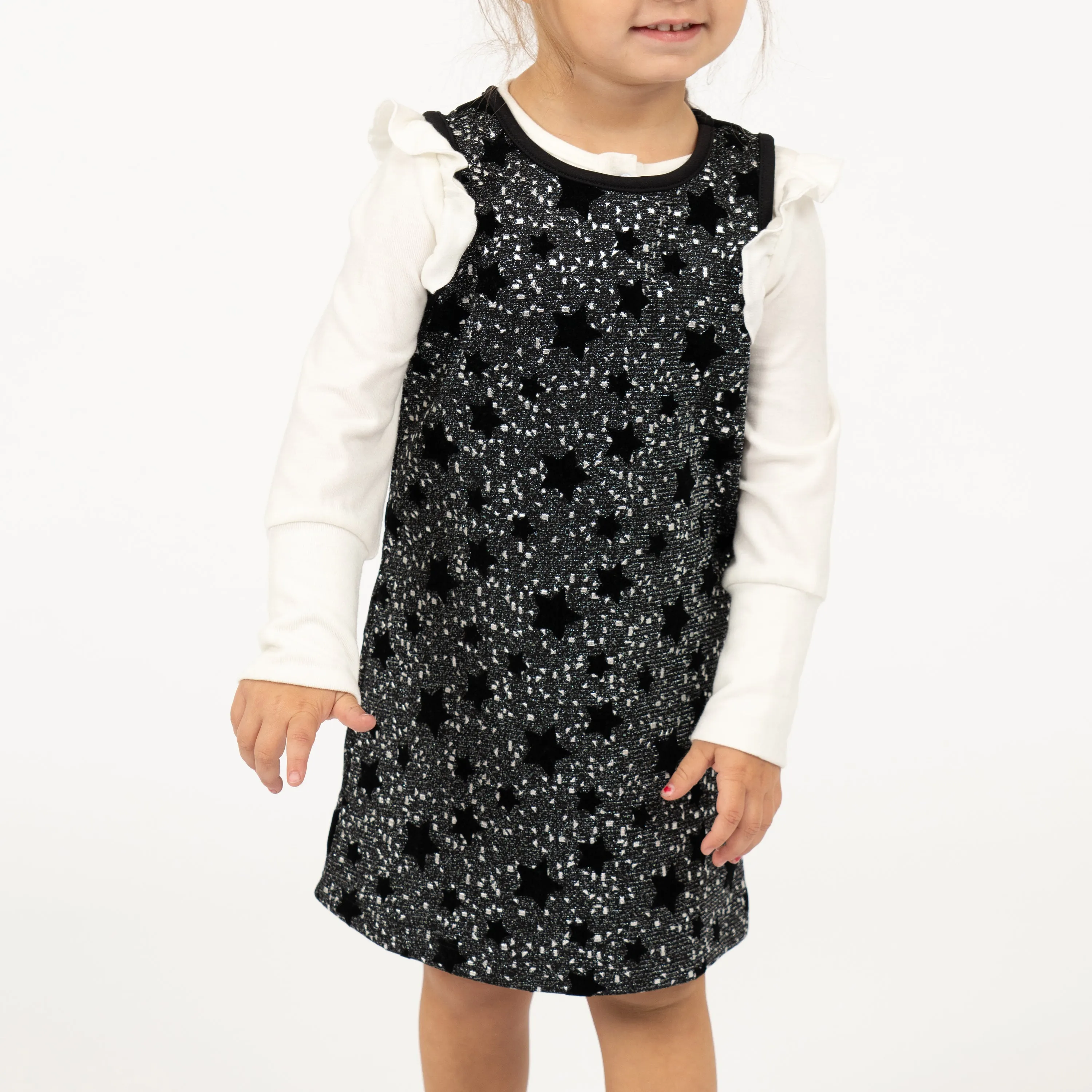 Flock Star Metallic Aline Dress