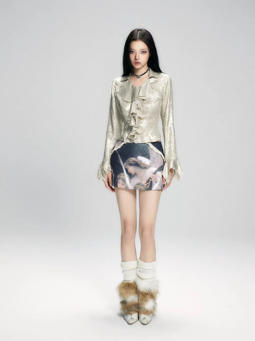 Goddess Myth Thin Nichi Micro--Mini Tight Mini-Skirt