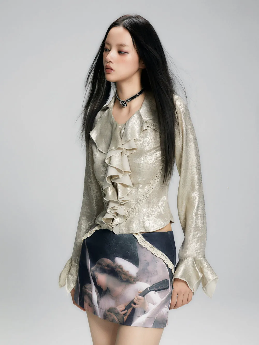 Goddess Myth Thin Nichi Micro--Mini Tight Mini-Skirt