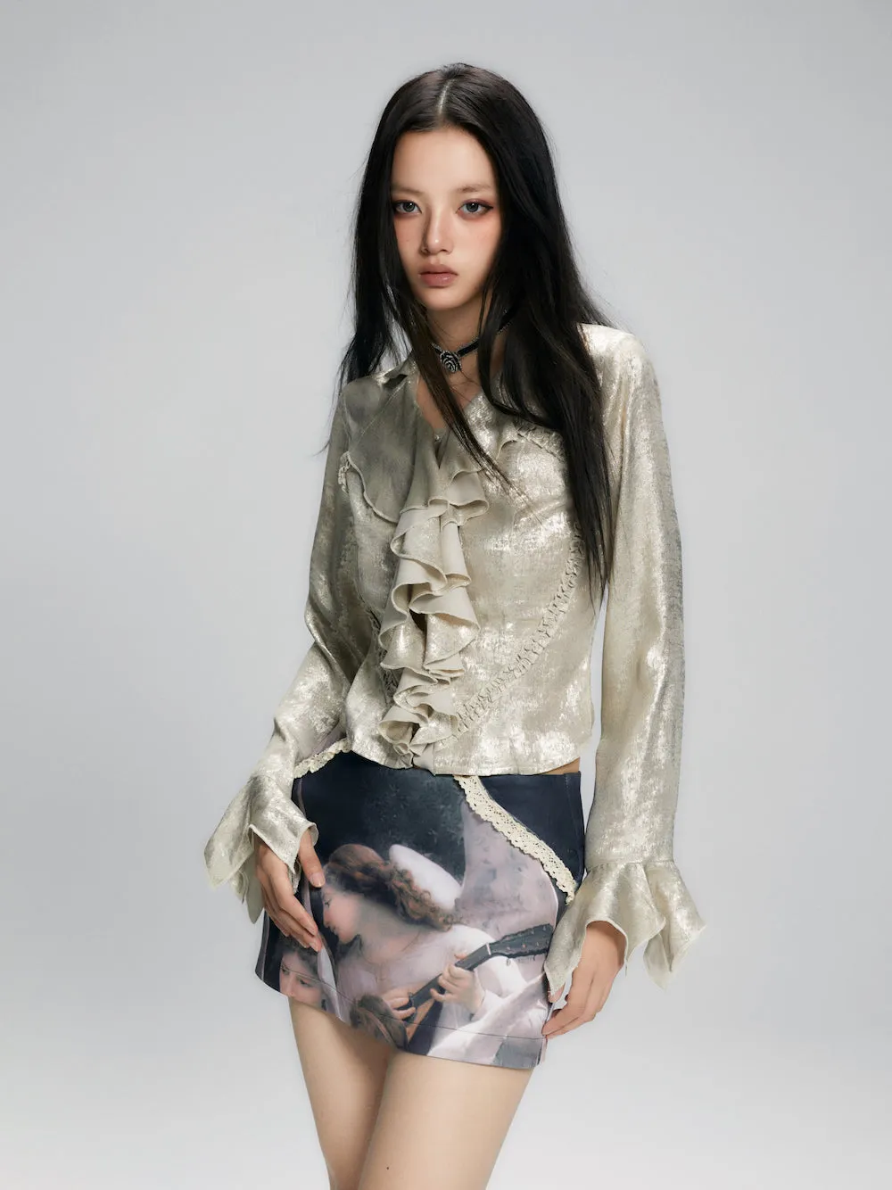 Goddess Myth Thin Nichi Micro--Mini Tight Mini-Skirt