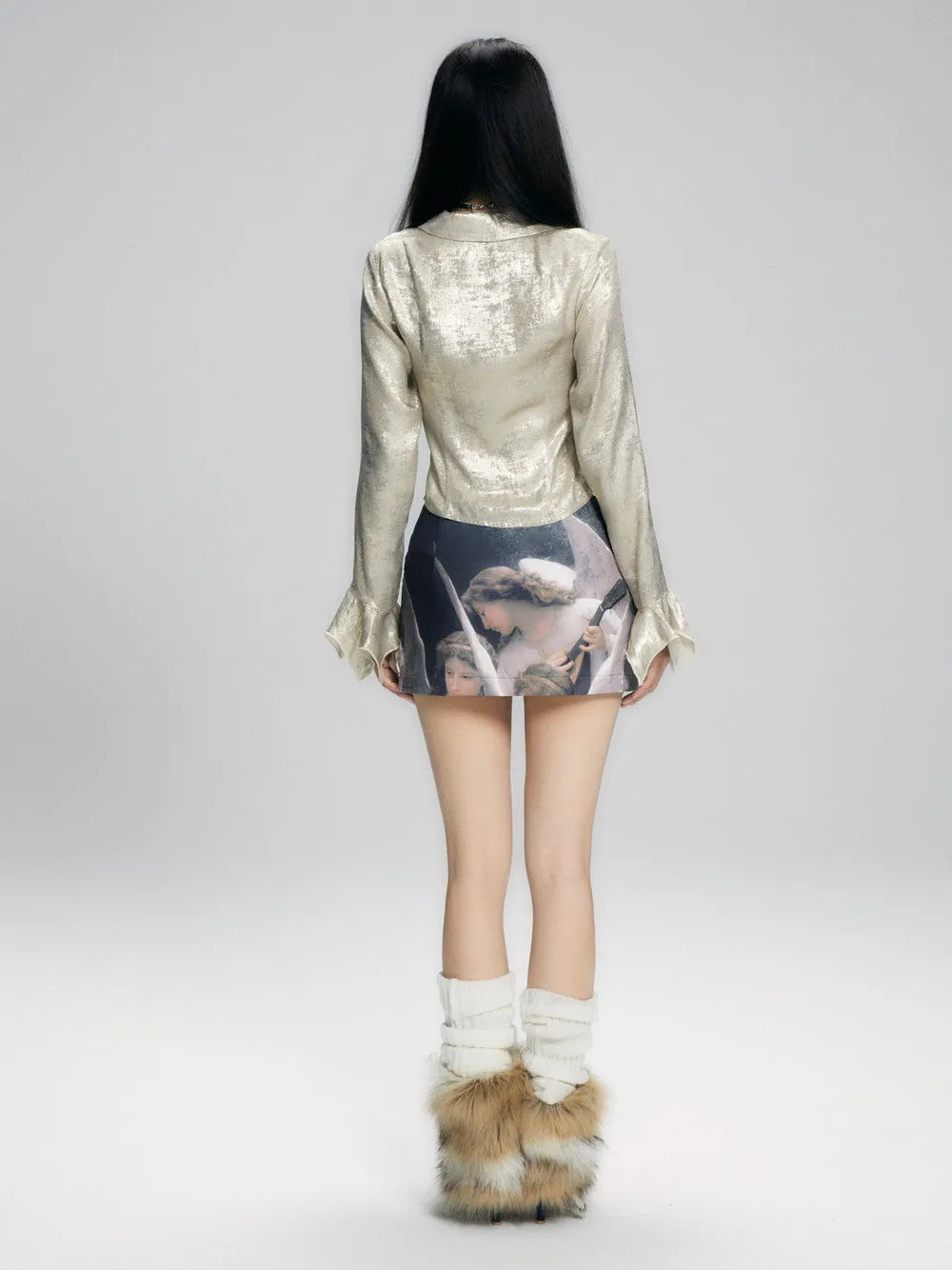 Goddess Myth Thin Nichi Micro--Mini Tight Mini-Skirt