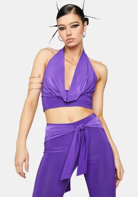Grape The Right Vibe Pants Set