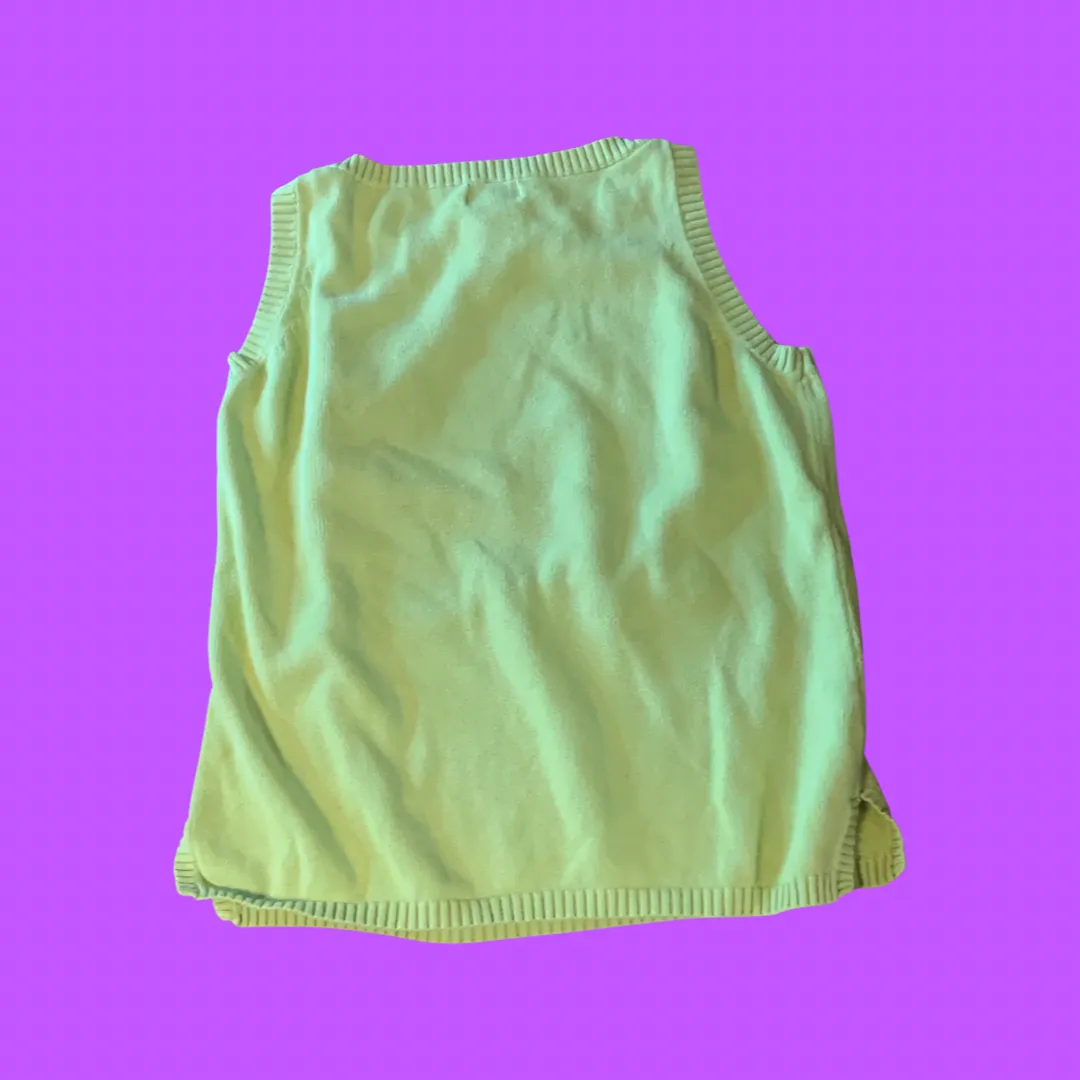 Green sweater vest size XL