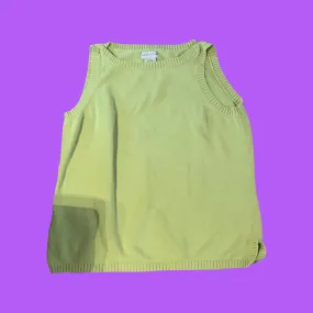 Green sweater vest size XL