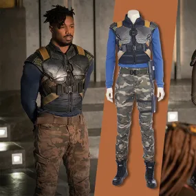 Gvavaya Live-action Derivative Cosplay Black Panther Villain Eric  Cosplay Costume Eric Cosplay