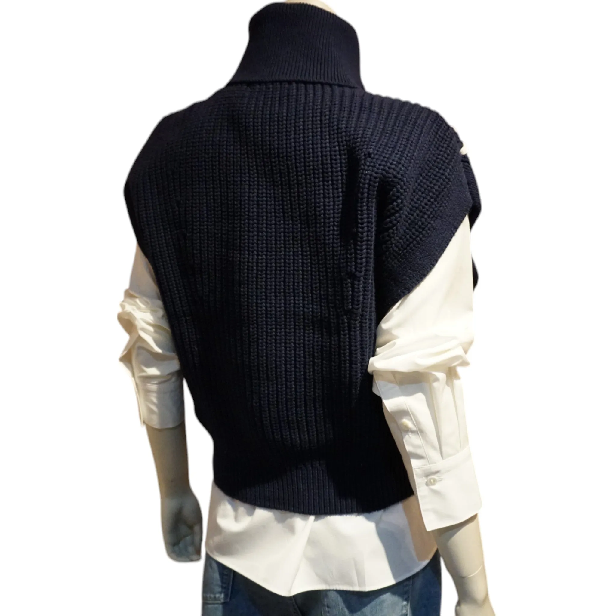 Half Zip Lace Up Vest