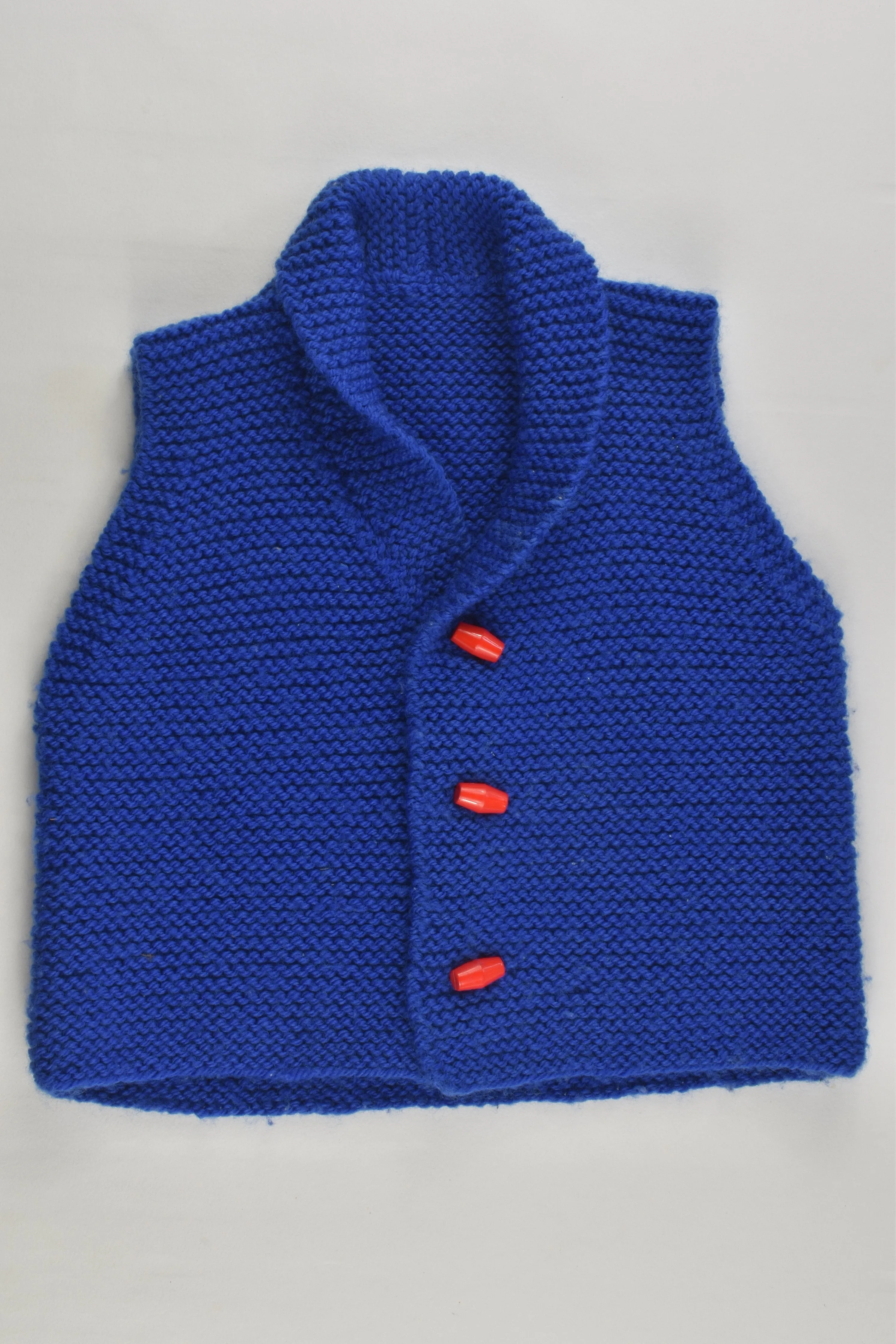 Handmade Size approx 0-1 Knitted Vest
