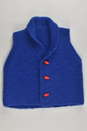 Handmade Size approx 0-1 Knitted Vest