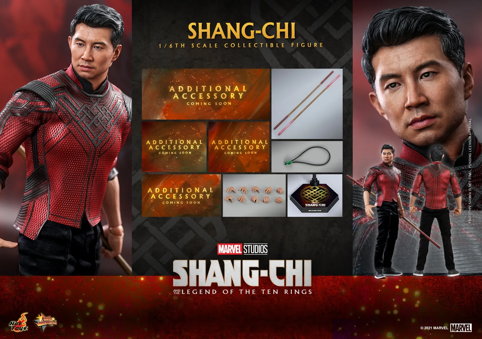 Hot Toys - MMS614 - Shang-Chi and the Legend of the Ten Rings - 1/6th scale Shang-Chi Collectible Figure