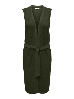 JDY Megan Knitted Vest-FOREST NIGHT
