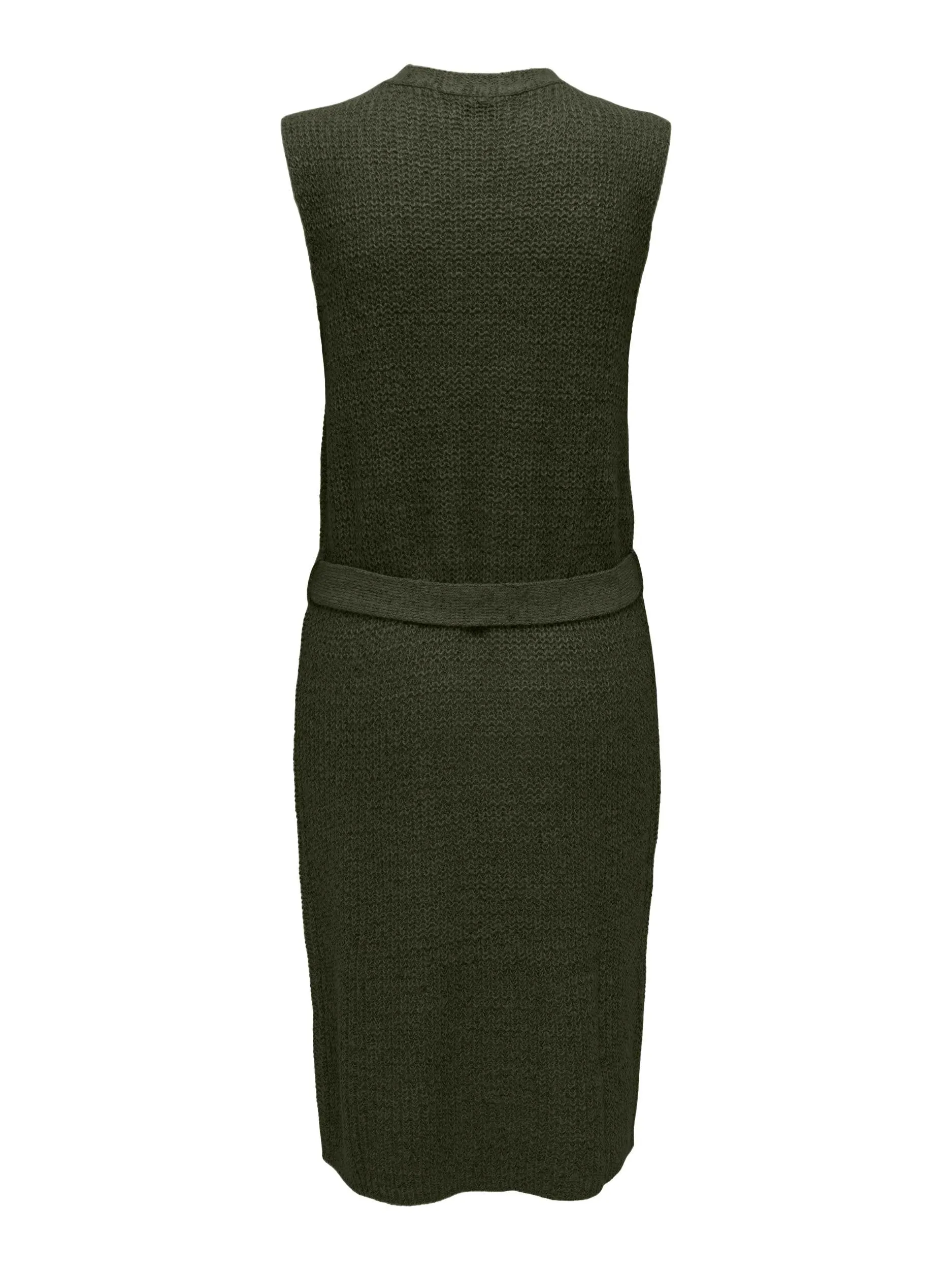 JDY Megan Knitted Vest-FOREST NIGHT