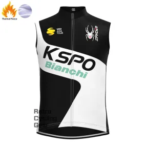 KSPO Bianchi Fleece Retro Cycling Vest