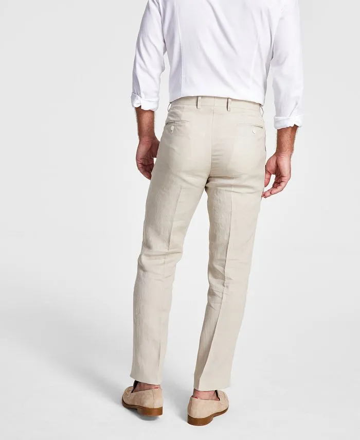Lauren By Ralph Lauren Mens Classic fit Dress Pants 36 / 32 Beige Solid