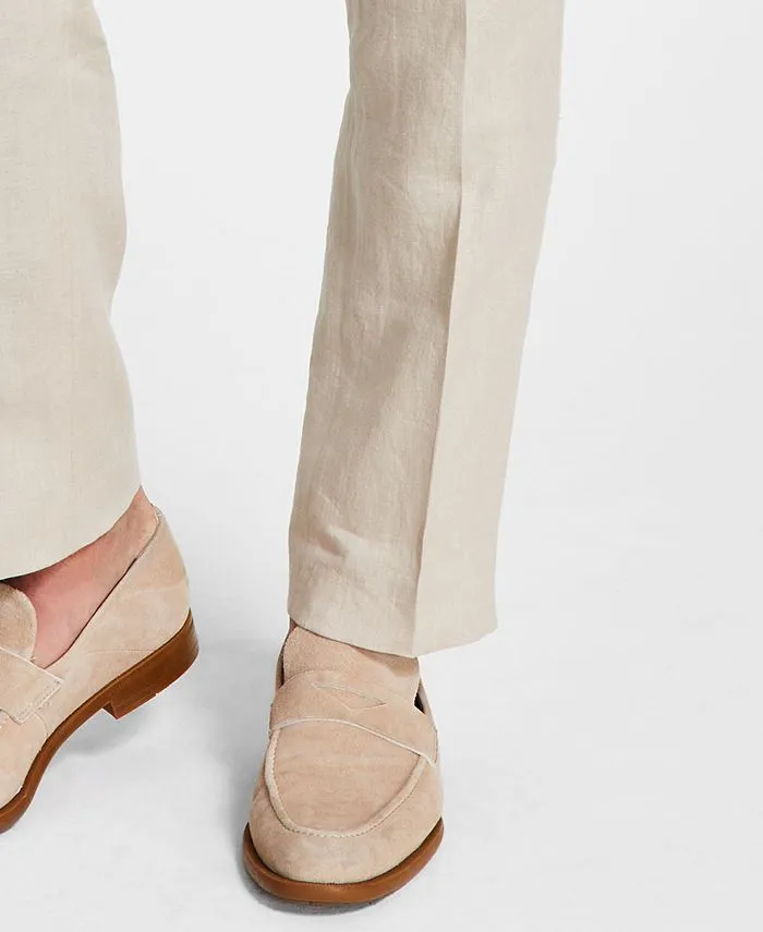 Lauren By Ralph Lauren Mens Classic fit Dress Pants 36 / 32 Beige Solid