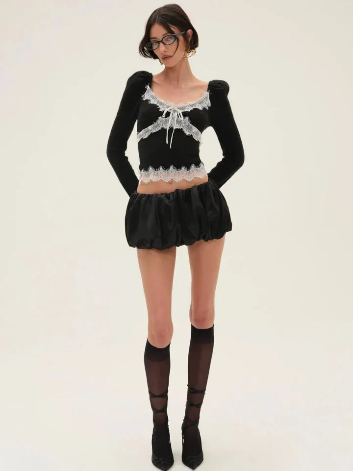Lena Bubble Mini Skirt