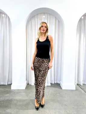 LEO SATIN BIAS SKIRT