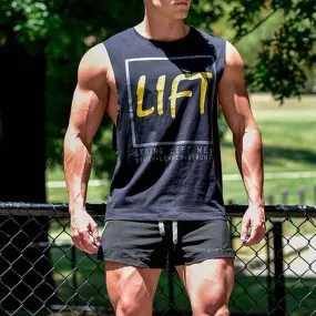Letter Printed Street Casual Fashion Vest Men