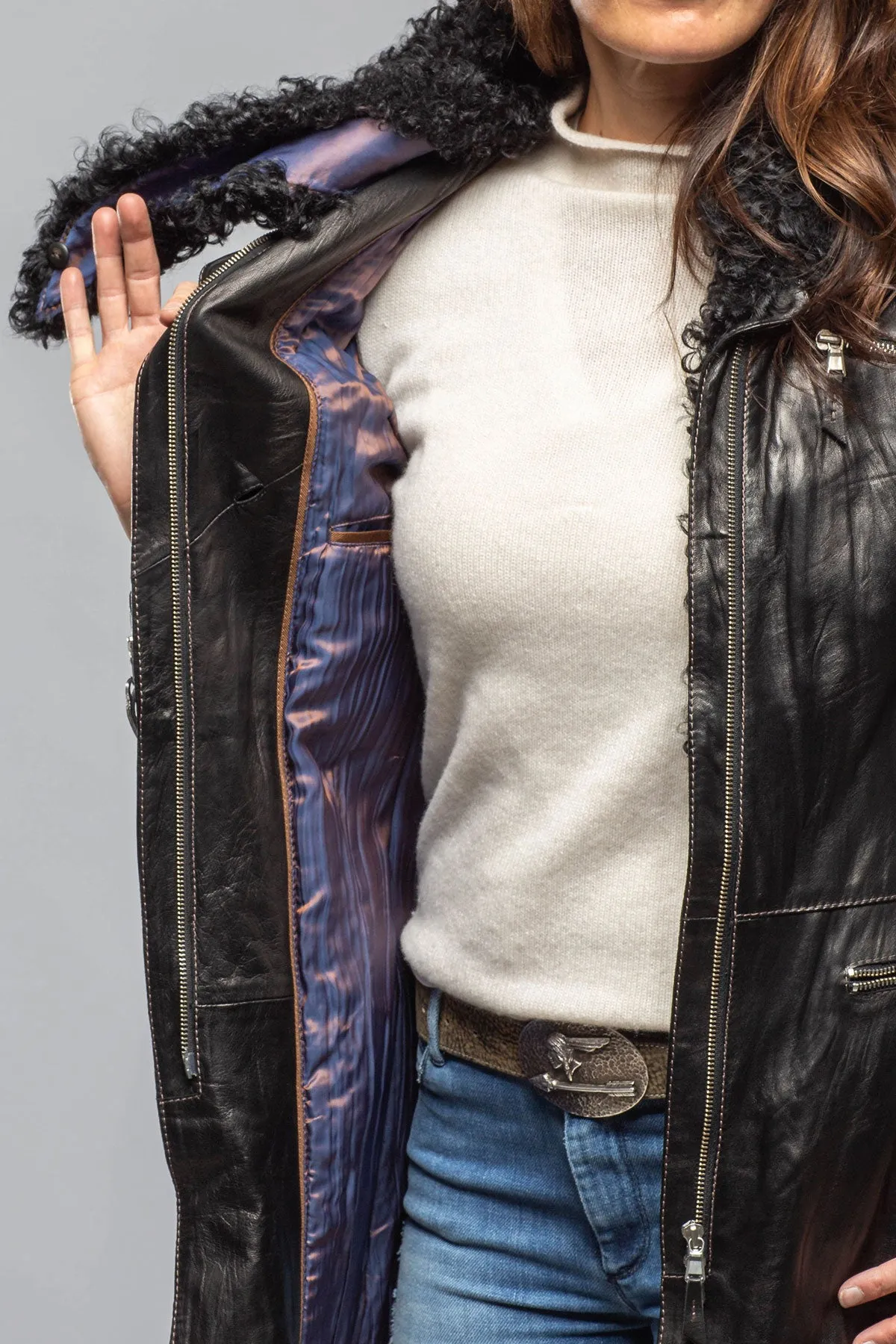 Lidia Nappa Lather Jacket