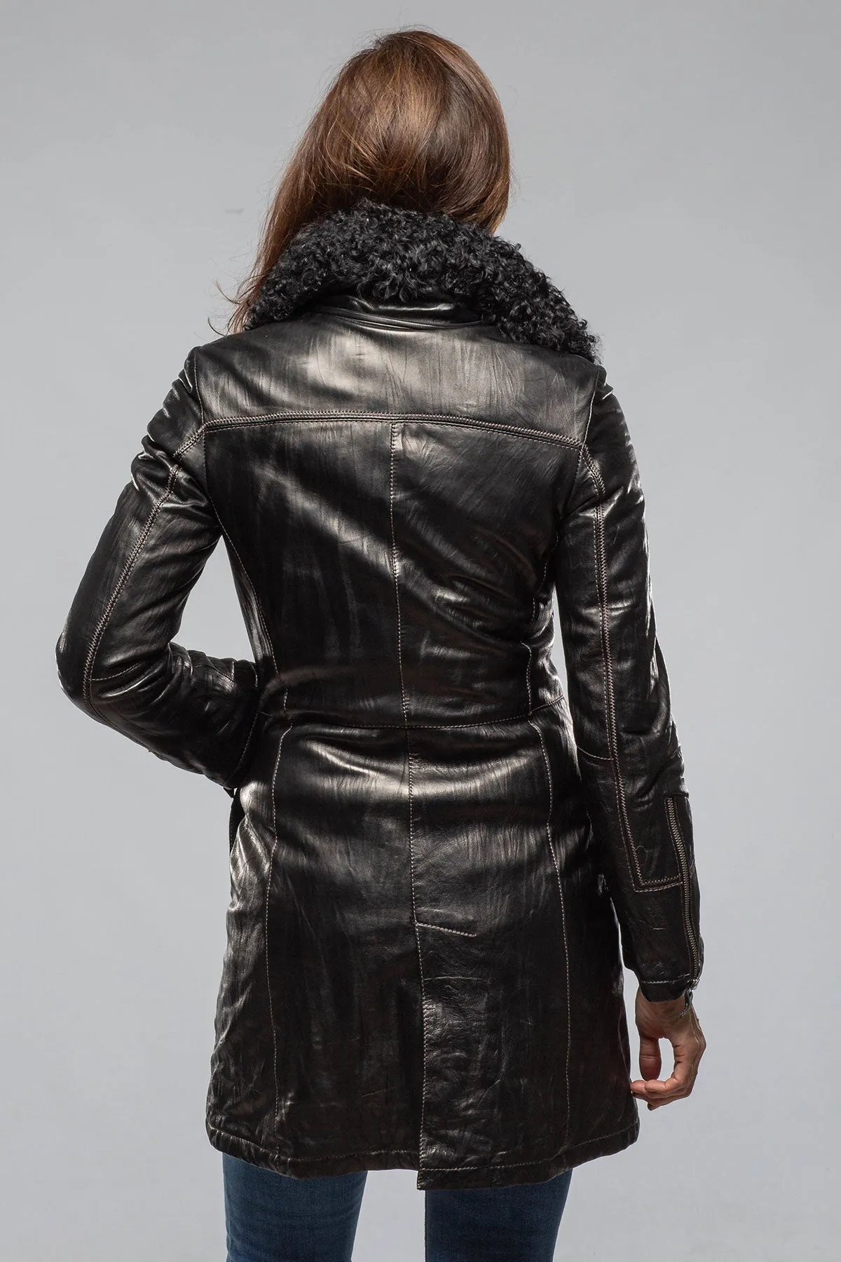 Lidia Nappa Lather Jacket
