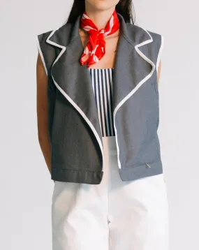 Malia Vest - Gray