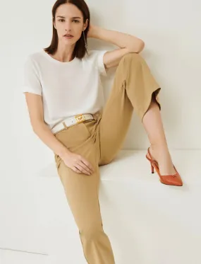 Marella - Fify Straight Trousers - Natural