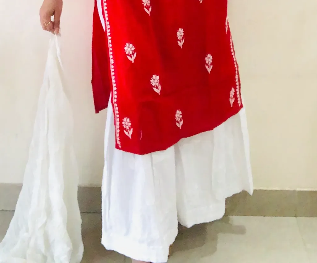 Mehnaz Cotton Flared Palazzo