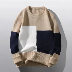 Men's Cozy Colorblock Sweaters