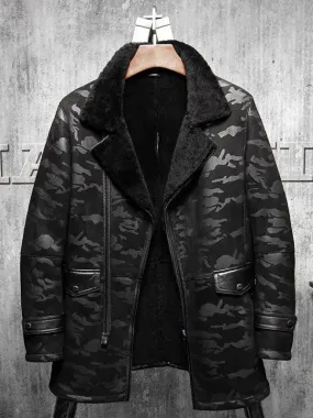 Men’s Flying Fur Pilots Long Jacket Coat