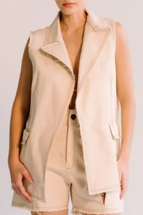 Merlina Vest - Buttercream