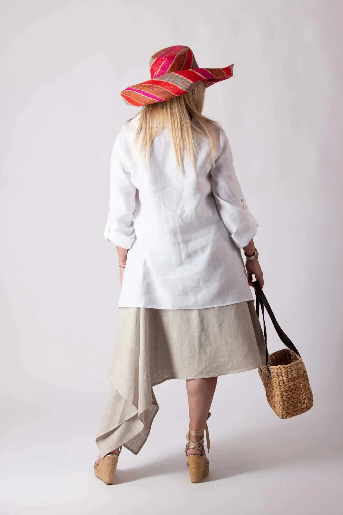 MISY STYLISH LINEN SKIRT