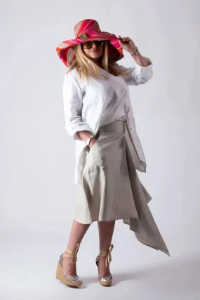 MISY STYLISH LINEN SKIRT
