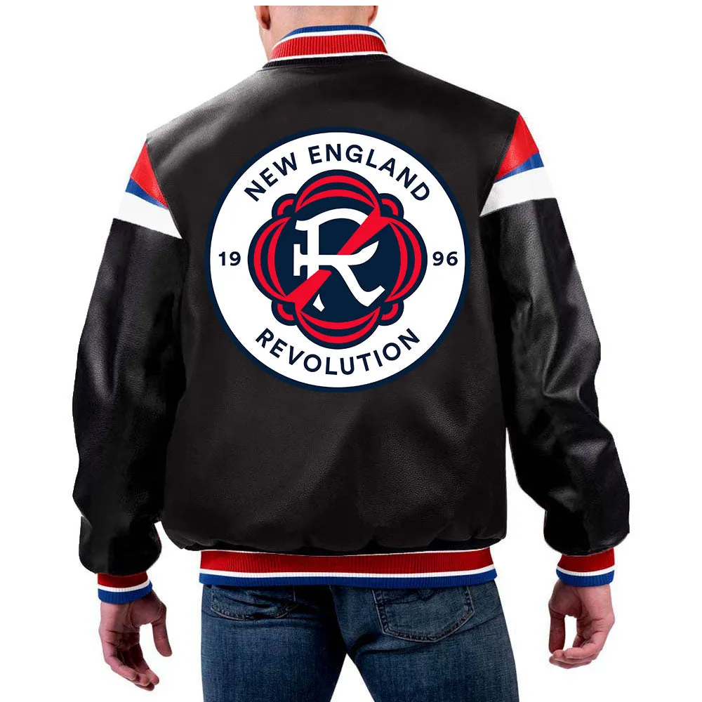 MLS New England Revolution Leather Jacket