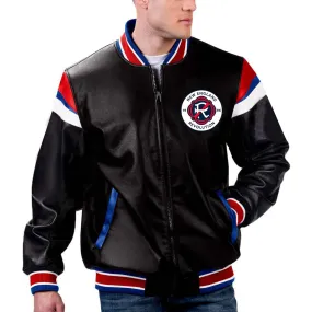 MLS New England Revolution Leather Jacket