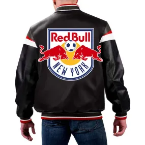 MLS New York Red Bulls Leather Jacket