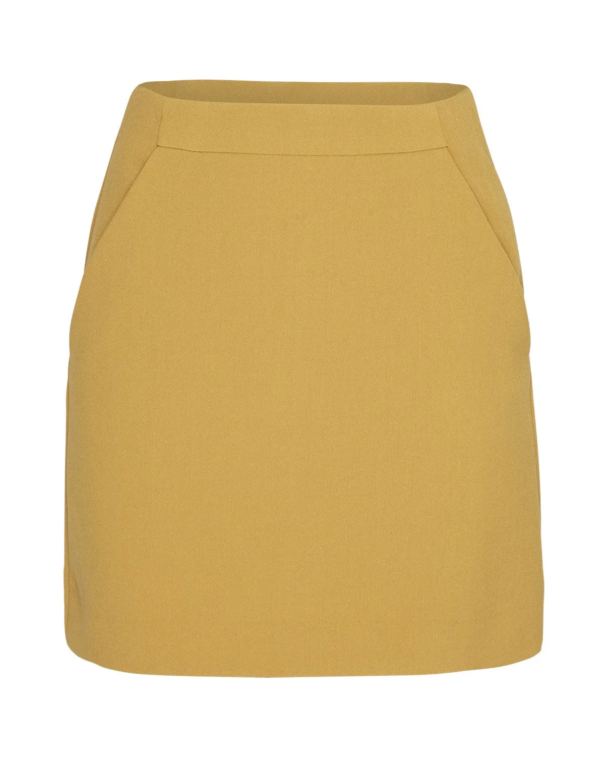 Mustard Mini Skirt