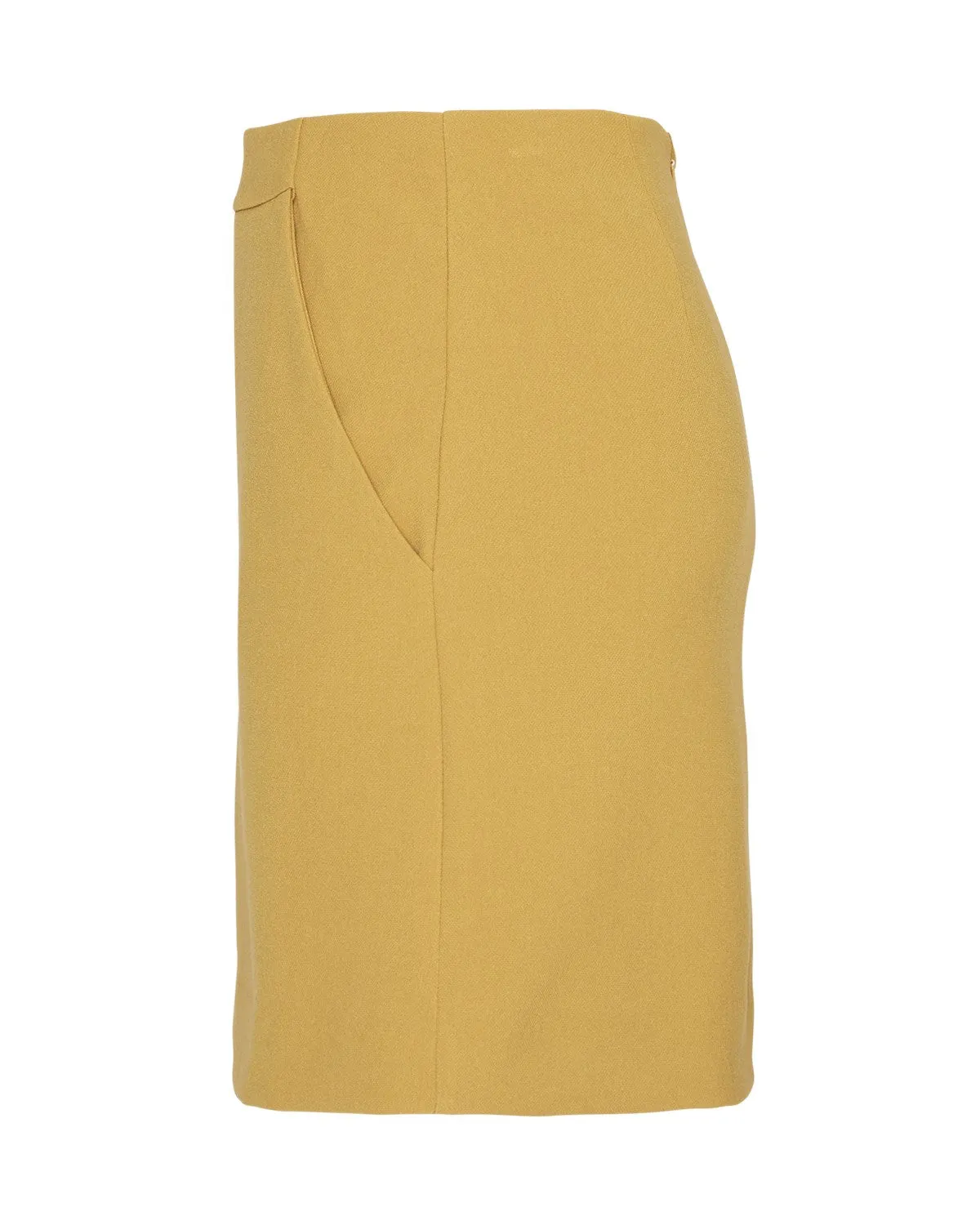 Mustard Mini Skirt