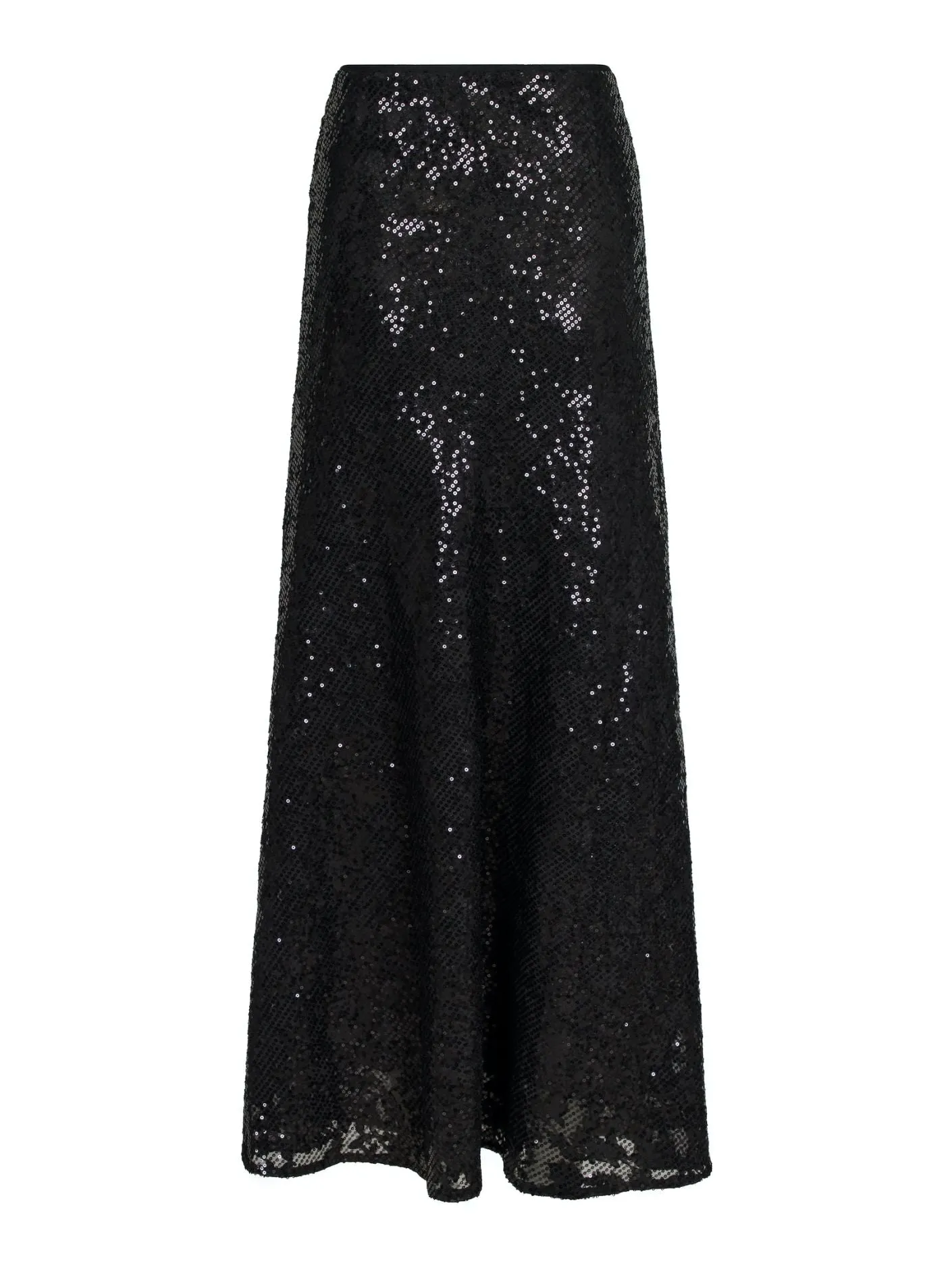 Neo Noir Vicky sequin skirt (black)