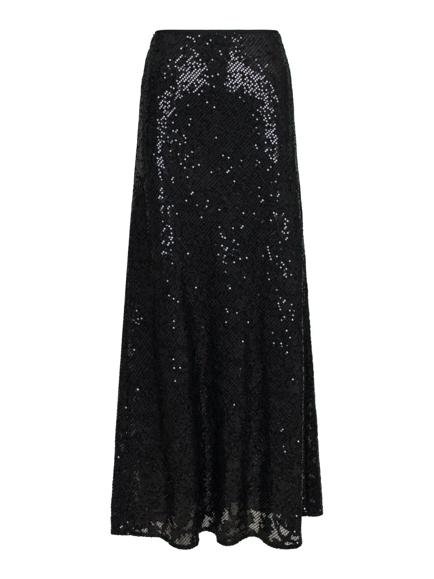Neo Noir Vicky sequin skirt (black)