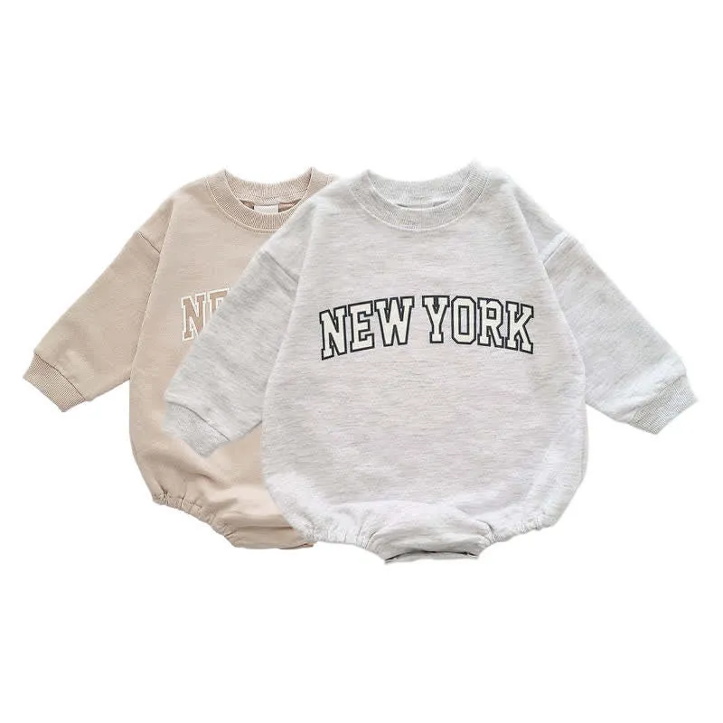 NEW YORK Baby Loose Bodysuit