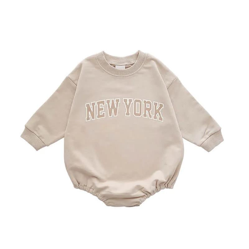 NEW YORK Baby Loose Bodysuit