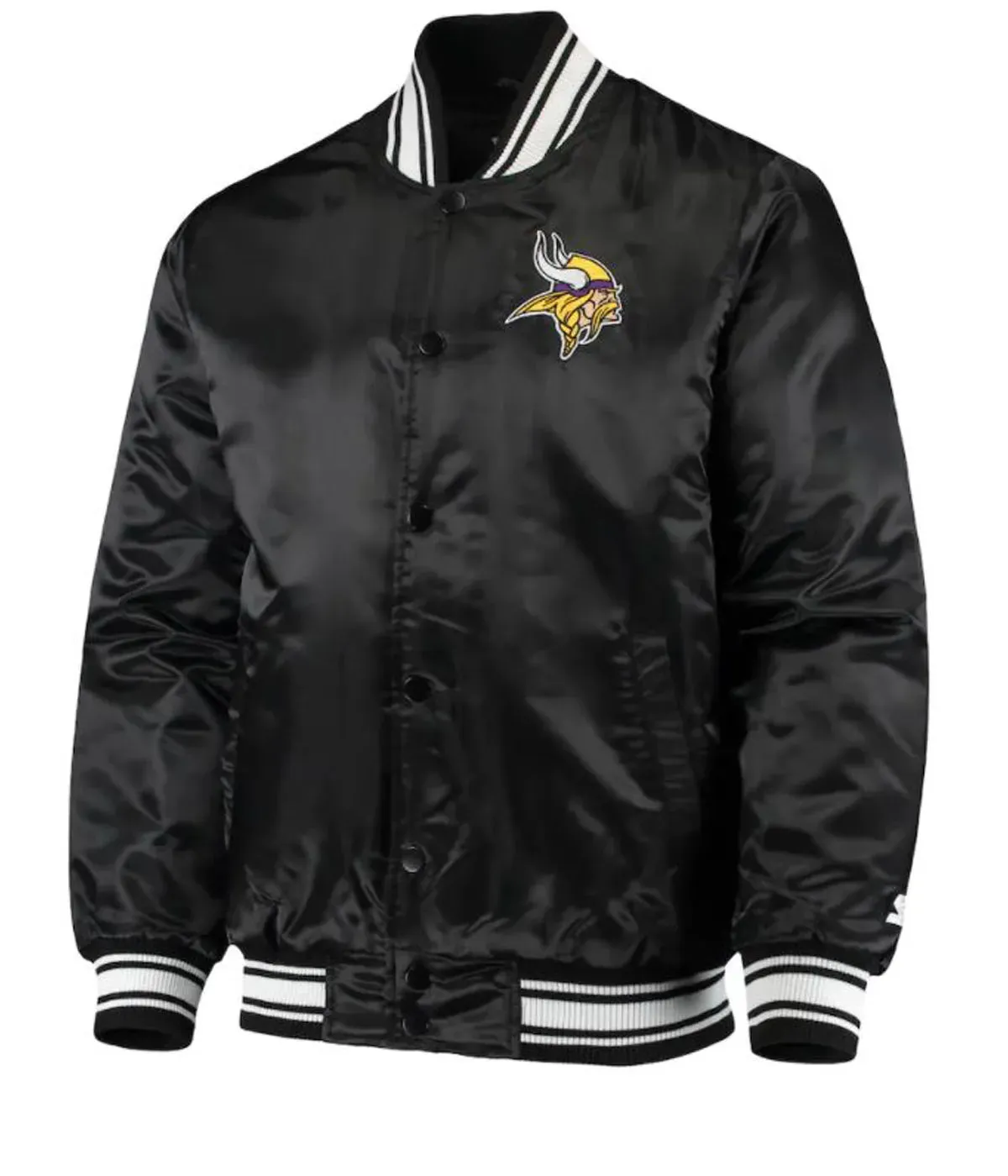 NFL Minnesota Vikings Satin Jacket for Men and Women