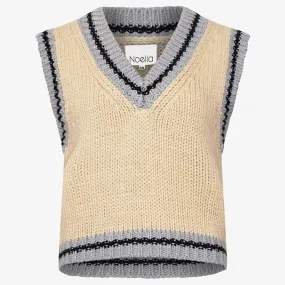 NOELLA | Kayanna Knit Vest | Blue Combo