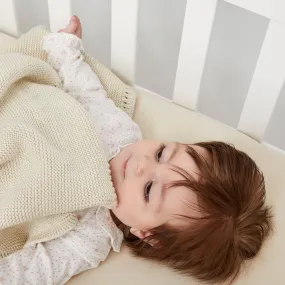 Organic Knitted Baby Blanket - New Edition