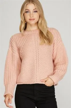 Peach Sweet As Can Be Sweater