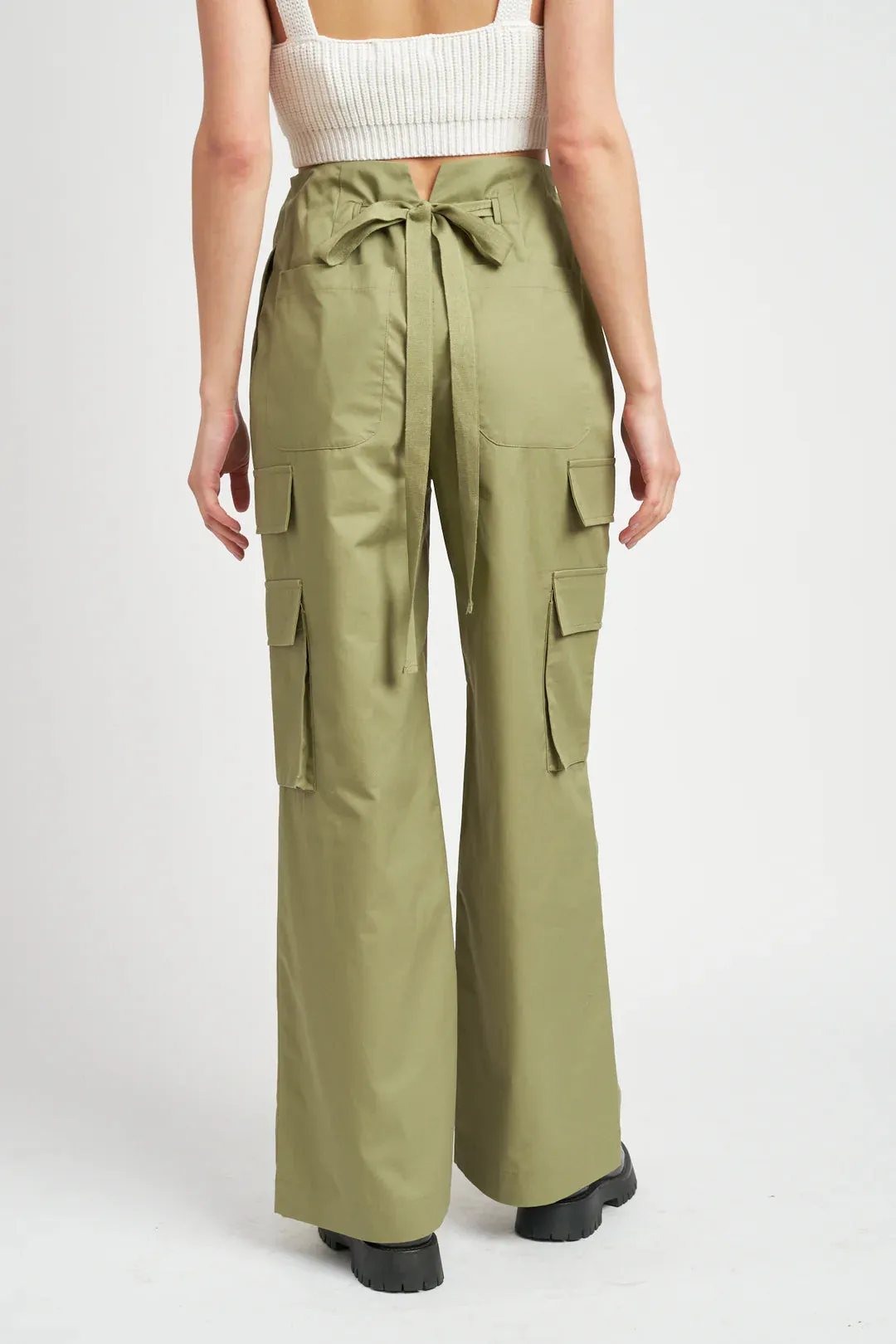 Pleated Cargo Pant