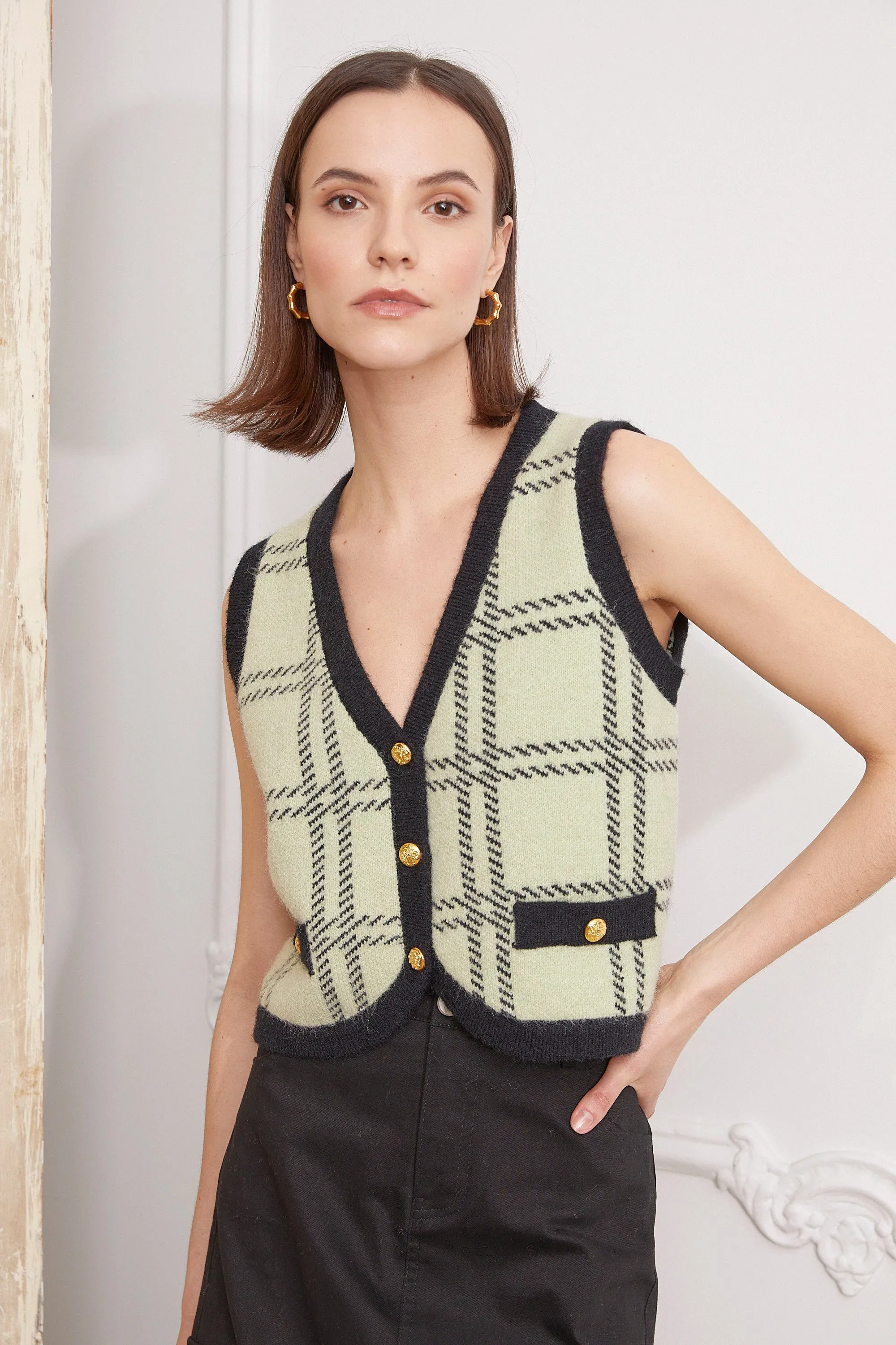 Preppy Check Waistcoat
